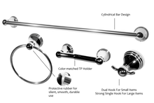 Load image into Gallery viewer, Fayer Collection 4-Piece Bath Hardware Accessory Set