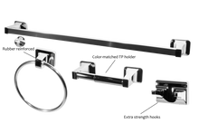Load image into Gallery viewer, Balley Collection 4-Piece Bath Hardware Accessory Set